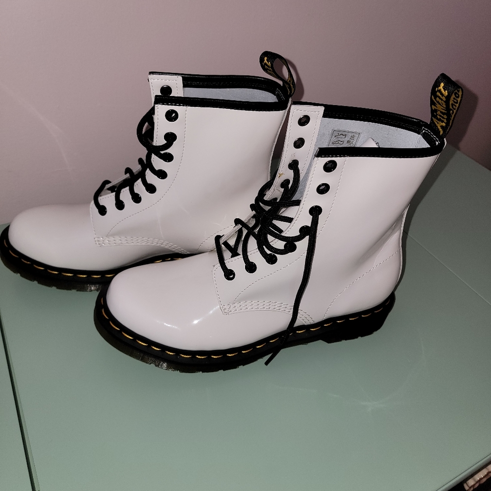 White Doc Martens NWOT